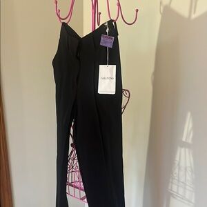 Valentino Black Trousers with Slim-Fitting Design brand new with tags.